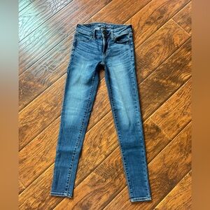 American Eagle Outfitters Dark Blue Skinny Jeans